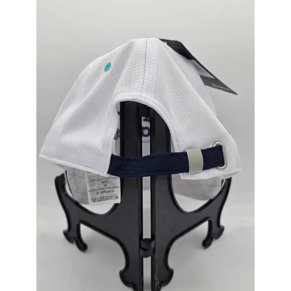 Official PGA Jr League Macron Golf Hat White Performance Adjustable Cap NWT